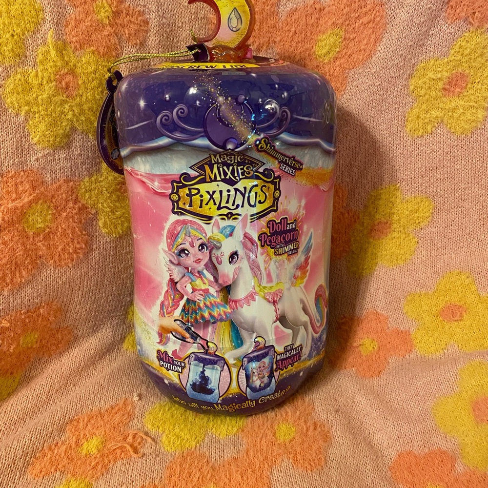Barbie Magic Mixies Pixlings Doll with Purple and Pink Accents